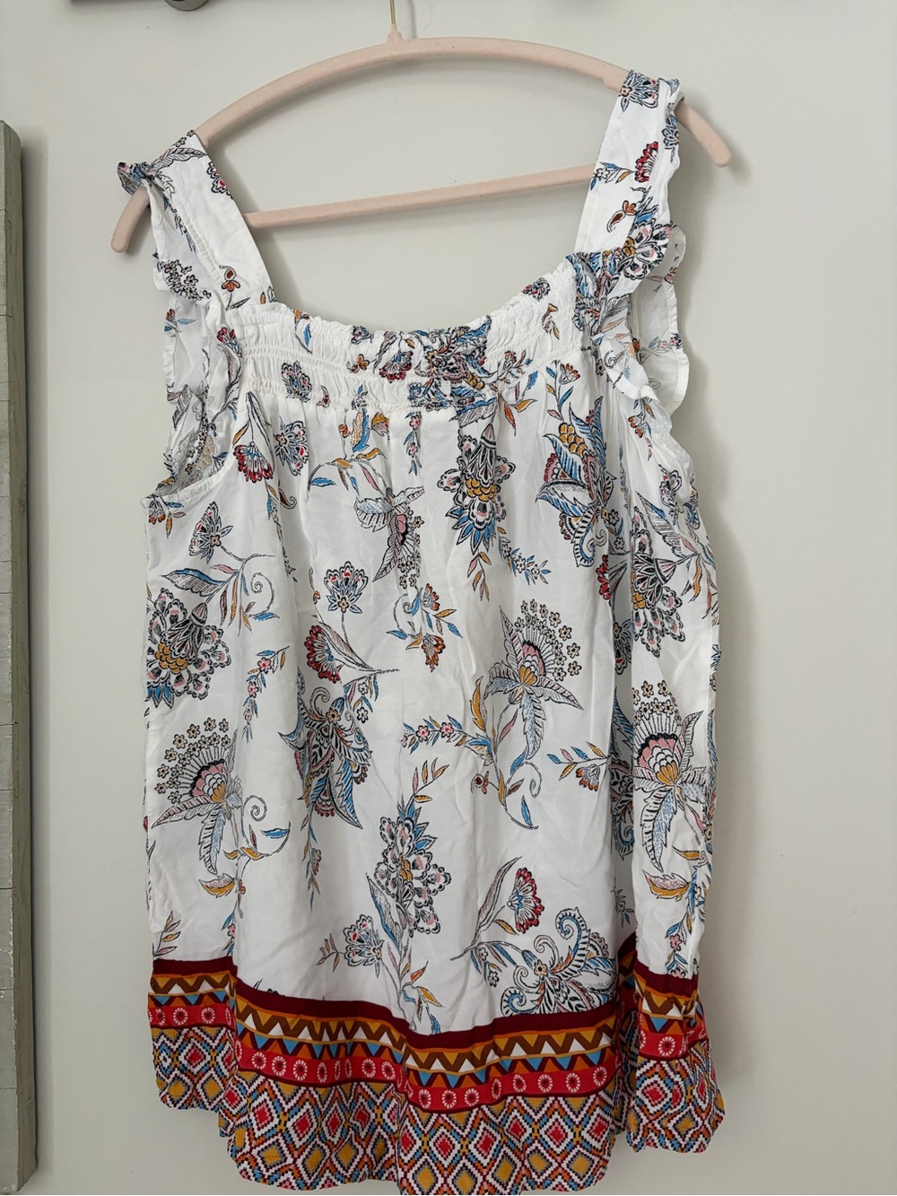 NWT beachlunchlounge Sleeveless Ruffle Top 🏖️